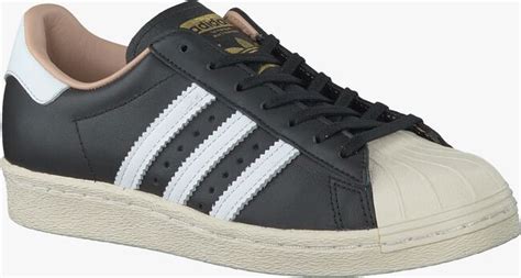 zwarte adidas sneakers superstar 80s dames|Zwarte Adidas Superstar 80s .